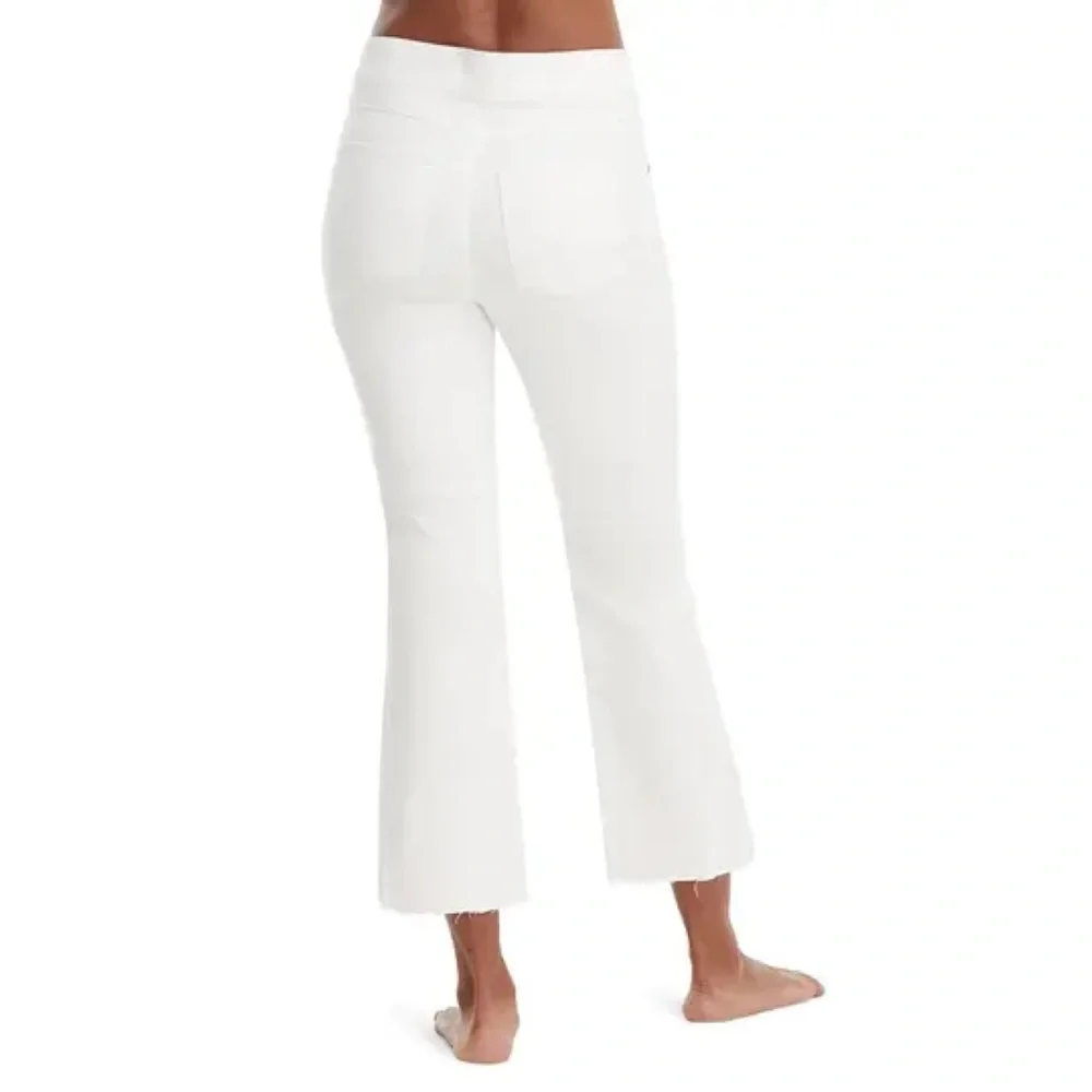 Spanx Cropped Flared Denim Jeans - Picture 4 of 6